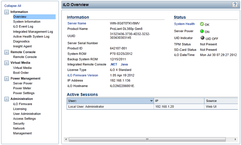 سرور HP ProLiant DL380p G8