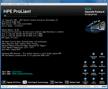 Установка intelligent provisioning на hp proliant gen 8