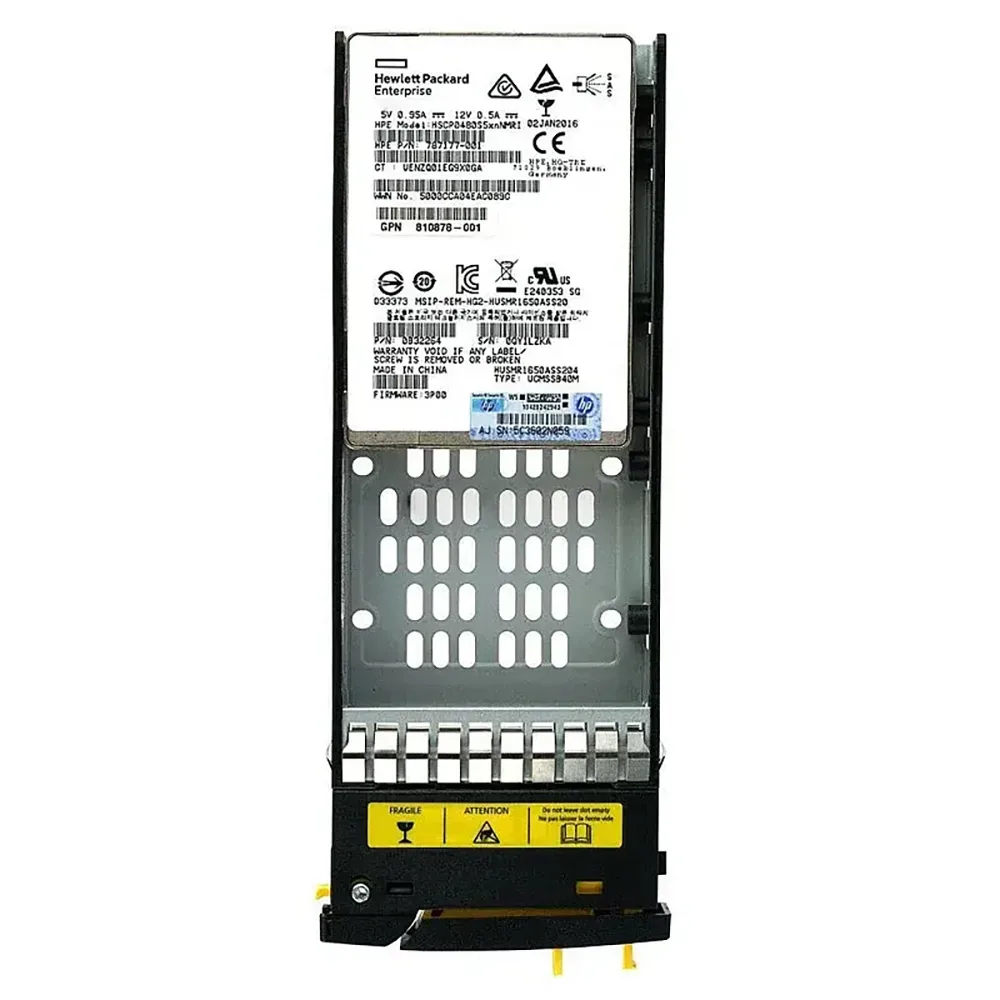 هارد استوریج HPE MSA 3.84TB SAS 12G RI SFF M2 SSD R3R30A