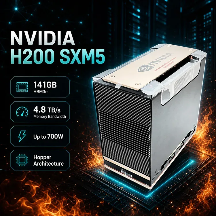بررسی شتابدهنده NVIDIA H200 SXM با حافظه 141GB HBM3e